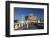 Castel and Ponte Sant'Angelo, Dating from 139 Ad, Rome, Lazio, Italy, Europe-Peter Barritt-Framed Photographic Print