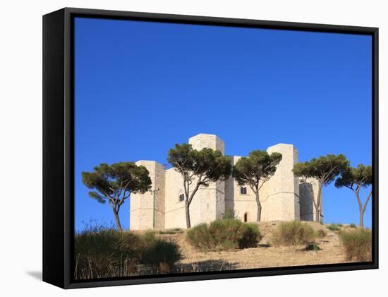 Castel del Monte (Federico II Castle), UNESCO World Heritage Site, Puglia, Italy, Europe-Vincenzo Lombardo-Framed Stretched Canvas