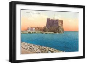 Castel dell'Ovo, Naples, Italy-null-Framed Art Print