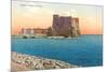 Castel dell'Ovo, Naples, Italy-null-Mounted Art Print