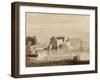 Castel Dell'Ovo-Achille Vianelli-Framed Giclee Print