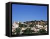 Castel Dos Mouros Overlooking Town, Silves, Algarve, Portugal-Tom Teegan-Framed Stretched Canvas