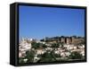 Castel Dos Mouros Overlooking Town, Silves, Algarve, Portugal-Tom Teegan-Framed Stretched Canvas