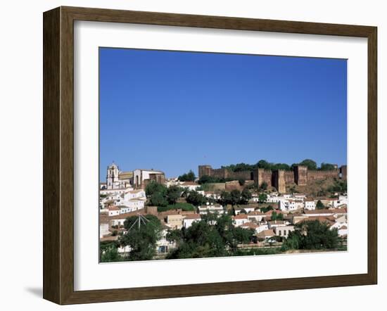 Castel Dos Mouros Overlooking Town, Silves, Algarve, Portugal-Tom Teegan-Framed Photographic Print