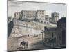 Castel Gandolfo, Papal Palace, Watercolour Drawing, Italy, 18th Century-null-Mounted Giclee Print