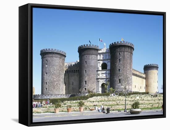 Castel Nouvo, Naples, Campania, Italy-G Richardson-Framed Stretched Canvas