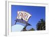 Castel Plage Beach Sign-Amanda Hall-Framed Photographic Print