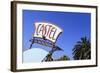 Castel Plage Beach Sign-Amanda Hall-Framed Photographic Print