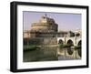 Castel San Angelo and River Tiber, Rome, Lazio, Italy-G Richardson-Framed Photographic Print