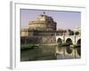 Castel San Angelo and River Tiber, Rome, Lazio, Italy-G Richardson-Framed Photographic Print