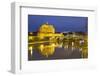 Castel Sant'Angelo and Ponte Sant'Angelo on the River Tiber at Night, Rome, Lazio, Italy-Stuart Black-Framed Photographic Print