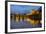 Castel Sant'Angelo and St. Peter's Basilica from the River Tiber at Night, Rome, Lazio, Italy-Stuart Black-Framed Photographic Print