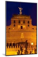Castel Sant'Angelo and Statues of Ponte Sant'Angelo, UNESCO World Heritage Site, Rome, Lazio, Italy-Nico Tondini-Mounted Photographic Print