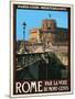 Castel Sant'Angelo, Roma Italy 1-Anna Siena-Mounted Giclee Print
