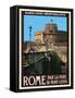 Castel Sant'Angelo, Roma Italy 1-Anna Siena-Framed Stretched Canvas