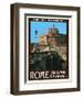 Castel Sant'Angelo, Roma Italy 1-Anna Siena-Framed Giclee Print