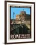 Castel Sant'Angelo, Roma Italy 1-Anna Siena-Framed Giclee Print