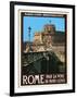 Castel Sant'Angelo, Roma Italy 1-Anna Siena-Framed Giclee Print