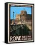 Castel Sant'Angelo, Roma Italy 1-Anna Siena-Framed Stretched Canvas