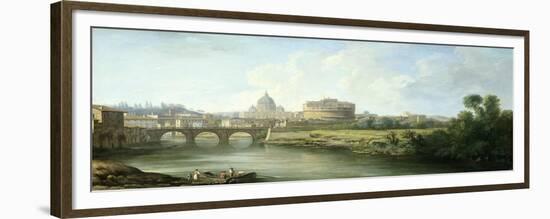 Castel Santangelo in Rome-null-Framed Premium Giclee Print