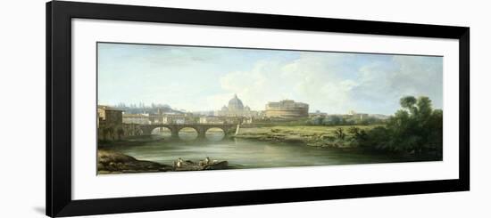 Castel Santangelo in Rome-null-Framed Premium Giclee Print