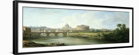 Castel Santangelo in Rome-null-Framed Premium Giclee Print