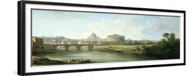 Castel Santangelo in Rome-null-Framed Premium Giclee Print