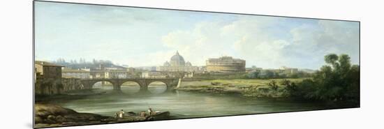 Castel Santangelo in Rome-null-Mounted Premium Giclee Print