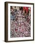 Castell human tower in front of the City Hall during the Festa Major Festival-Karol Kozlowski-Framed Photographic Print