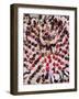 Castell human tower in front of the City Hall during the Festa Major Festival-Karol Kozlowski-Framed Photographic Print