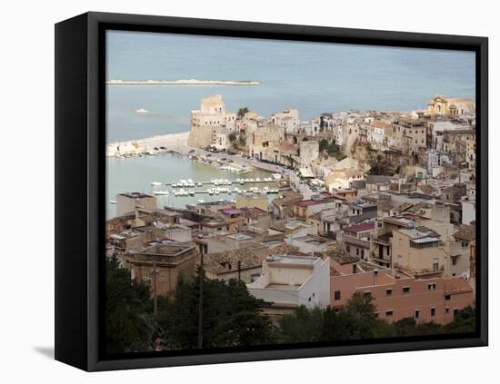 Castellammare Del Golfo, Sicily, Italy, Mediterranean, Europe-Oliviero Olivieri-Framed Stretched Canvas