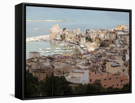 Castellammare Del Golfo, Sicily, Italy, Mediterranean, Europe-Oliviero Olivieri-Framed Stretched Canvas