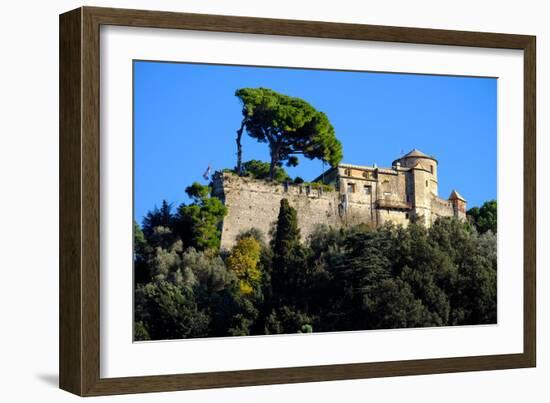 Castello Brown, Portofino, Genova (Genoa), Liguria, Italy, Europe-Carlo Morucchio-Framed Photographic Print