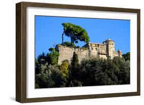 Castello Brown, Portofino, Genova (Genoa), Liguria, Italy, Europe-Carlo Morucchio-Framed Photographic Print