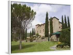 Castello Di Spaltenna, Now a Hotel, Gaiole in Chianti, Chianti, Tuscany, Italy, Europe-Robert Harding-Framed Photographic Print