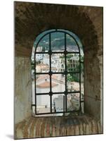 Castello Ruffo, Town View from Castle Window, Scilla, Calabria, Italy-Walter Bibikow-Mounted Photographic Print