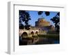 Castello Sant Angelo and River Tiber, Rome, Lazio, Italy, Europe-Charles Bowman-Framed Photographic Print