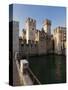 Castello Scaligero, Sirmione, Lago Di Garda (Lake Garda), Lombardy, Italy, Europe-Sergio Pitamitz-Stretched Canvas