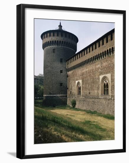 Castello Seorzesco, Milan, Lombardy, Italy-Christina Gascoigne-Framed Photographic Print