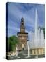 Castello Sforzesco, Milan, Lombardy, Italy, Europe-Hans Peter Merten-Stretched Canvas