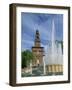 Castello Sforzesco, Milan, Lombardy, Italy, Europe-Hans Peter Merten-Framed Photographic Print