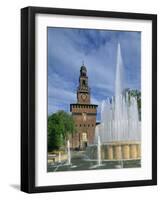 Castello Sforzesco, Milan, Lombardy, Italy, Europe-Hans Peter Merten-Framed Photographic Print