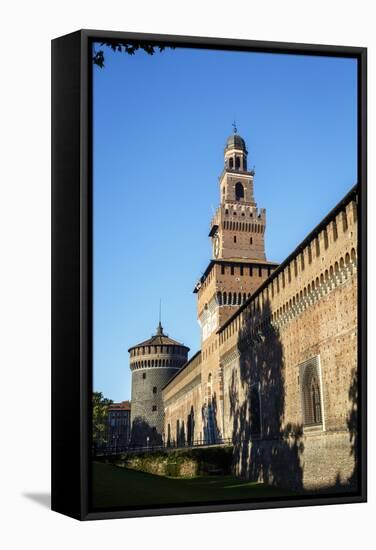 Castello Sforzesco (Sforza Castle), Milan, Lombardy, Italy, Europe-Yadid Levy-Framed Stretched Canvas