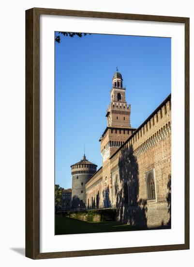 Castello Sforzesco (Sforza Castle), Milan, Lombardy, Italy, Europe-Yadid Levy-Framed Photographic Print