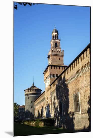 Castello Sforzesco (Sforza Castle), Milan, Lombardy, Italy, Europe-Yadid Levy-Mounted Photographic Print