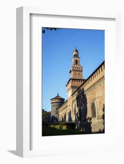 Castello Sforzesco (Sforza Castle), Milan, Lombardy, Italy, Europe-Yadid Levy-Framed Photographic Print