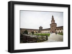 Castello Sforzesco (Sforza Castle), Milan, Lombardy, Italy, Europe-Yadid Levy-Framed Photographic Print