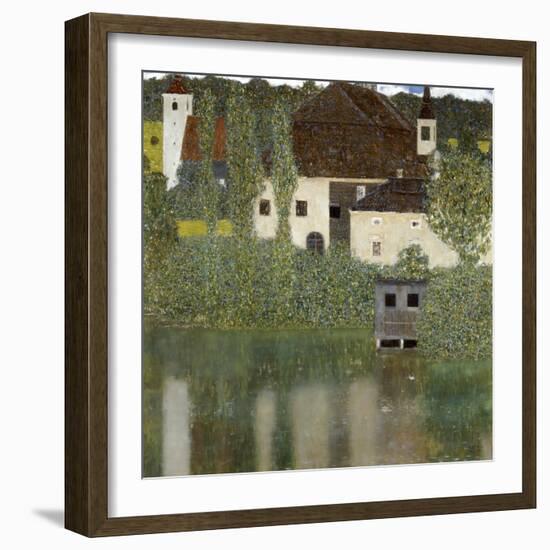 Castello Sul Lago Atter, (Castle Unterrach on the Attersee) 1908-Gustav Klimt-Framed Giclee Print