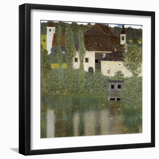 Castello Sul Lago Atter, (Castle Unterrach on the Attersee) 1908-Gustav Klimt-Framed Giclee Print