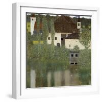 Castello Sul Lago Atter, (Castle Unterrach on the Attersee) 1908-Gustav Klimt-Framed Giclee Print